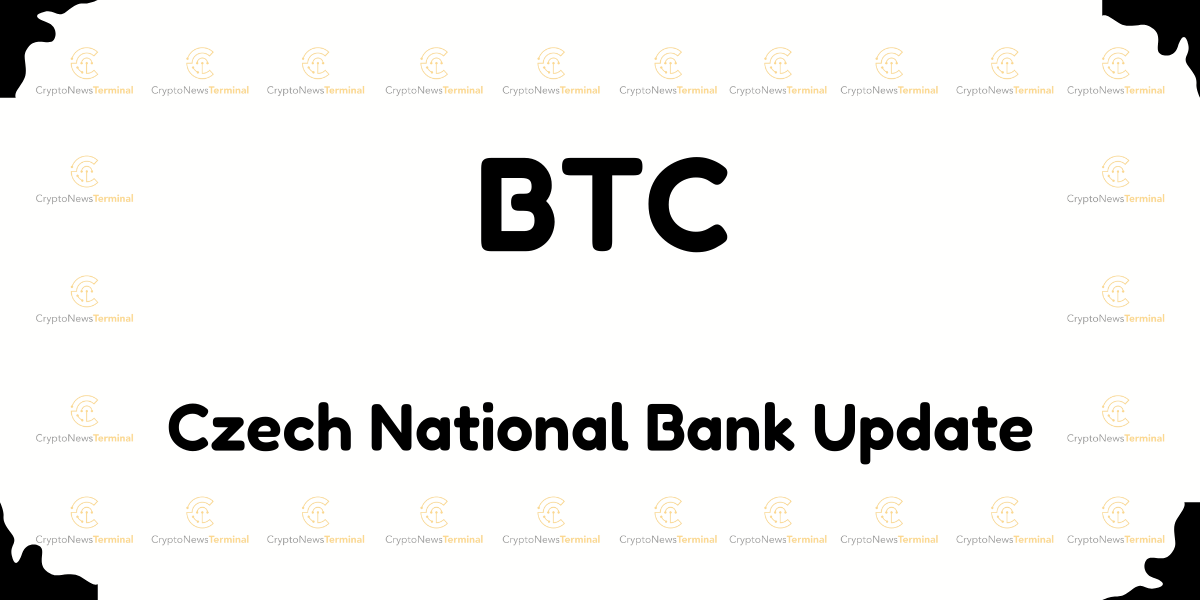 Czech Central Bank Enters Crypto: Invests in Bitcoin and Stablecoins