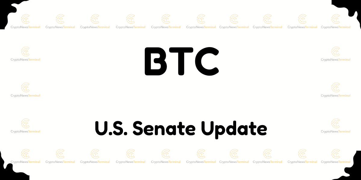 US Senate Committee Drafts Cryptocurrency Market Structure Bill